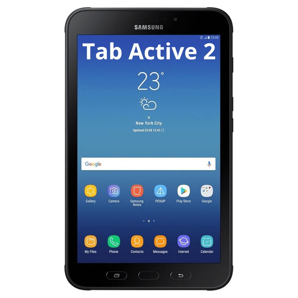 Tablette renforcée Samsung Galaxy Tab Active2, 8", étanche IP68, 4G + Wi-Fi, 3 Go, 16 Go, photo 1 sur 1