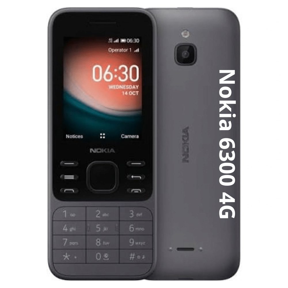 Téléphone portable à touches Nokia 6300 4G, 2,4", Wi-Fi, radio FM, sans WhatsApp, photo 1 sur 1