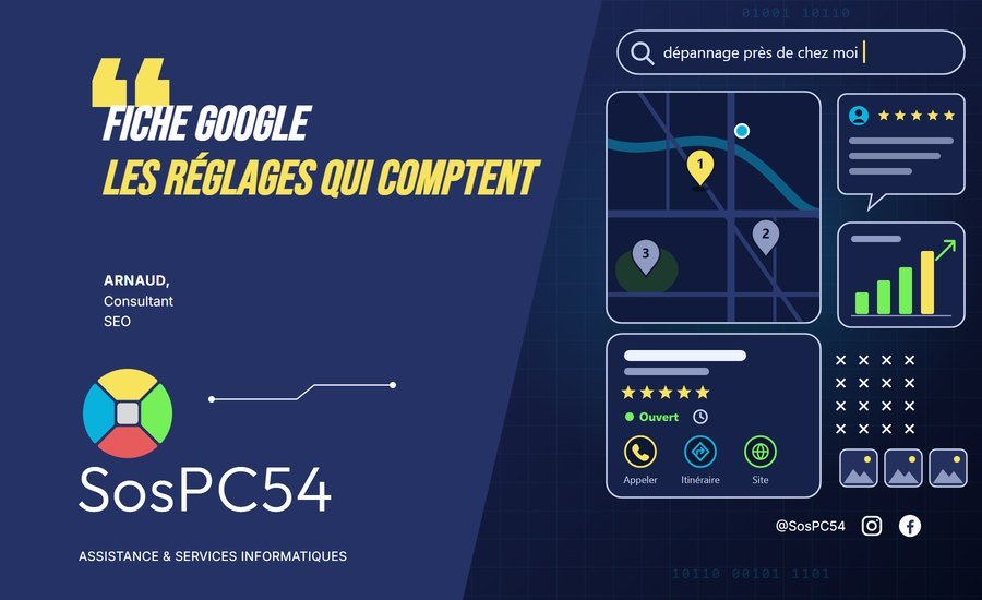 Fiche Google : les réglages qui font venir les clients du coin
