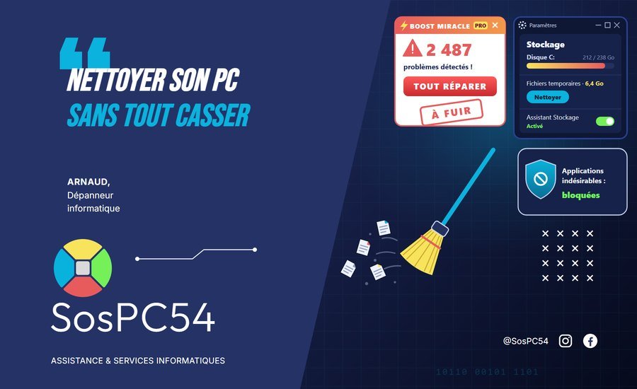 Nettoyer son PC sans tout casser