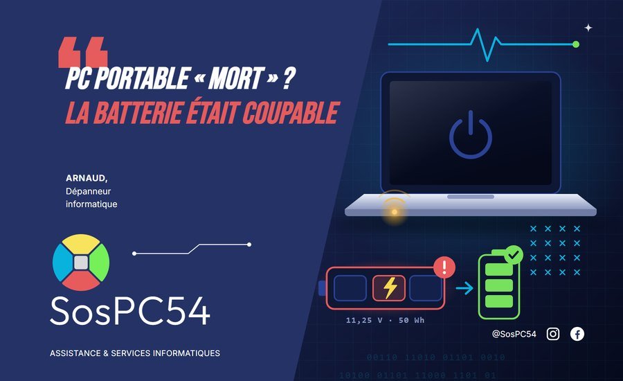 PC portable «&nbsp;mort&nbsp;»&nbsp;? La batterie était coupable
