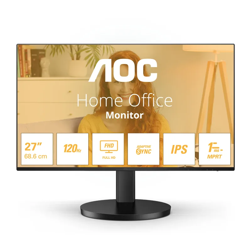 Écran 27" AOC Basic B3 27B3HA2 Full HD 120Hz (Noir)