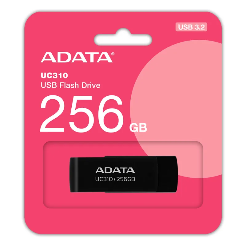 Clé USB 3.2 Adata UC310 - 256 Go (Noir)